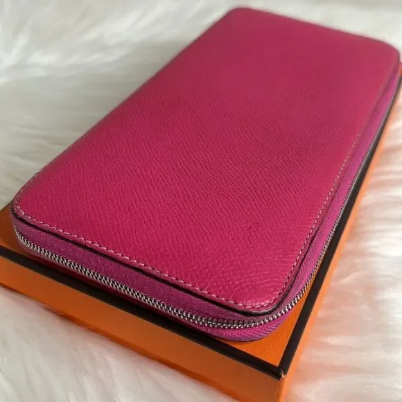 💯Authentic Hermes Azap zipped Long Wallet 🍀 - Picture 8 of 16